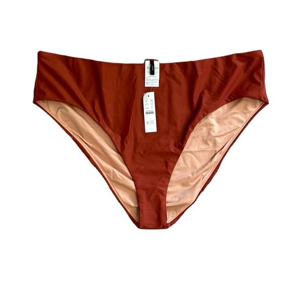 J.Crew High Rise Bikini Bottom, Women’s, Size 3X, Rust Red - Picture 1 of 5